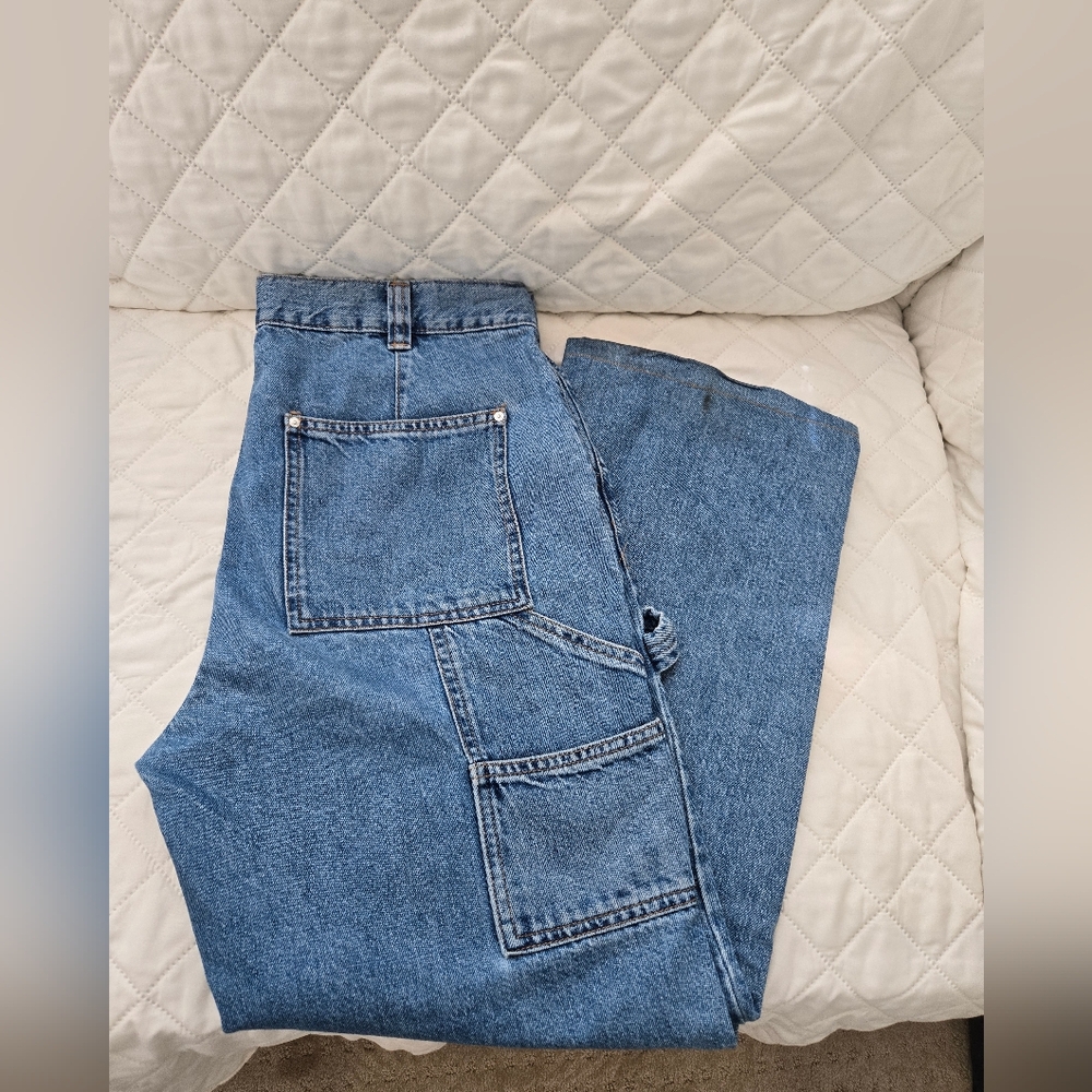 MANGO Blue Denim Jeans